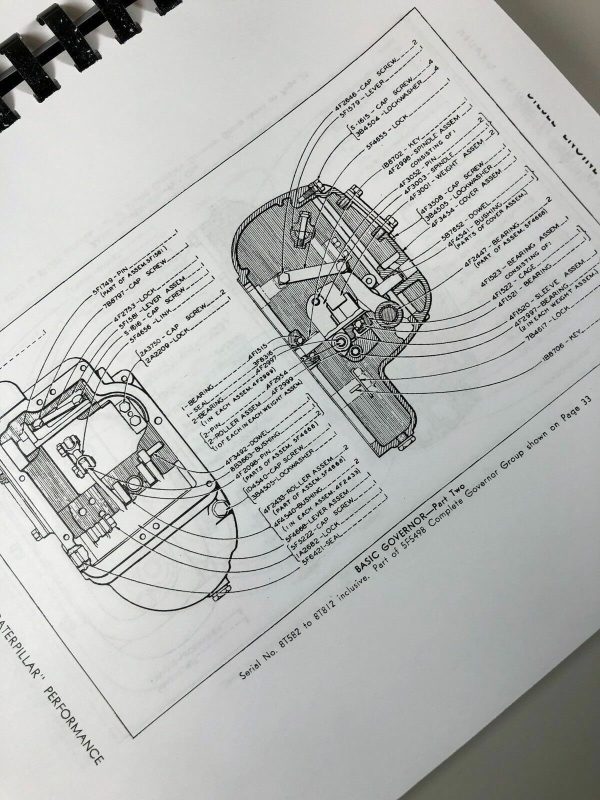 Parts Manual For Caterpillar 12 Motor Road Grader Catalog Book Assembly Cat - Image 5