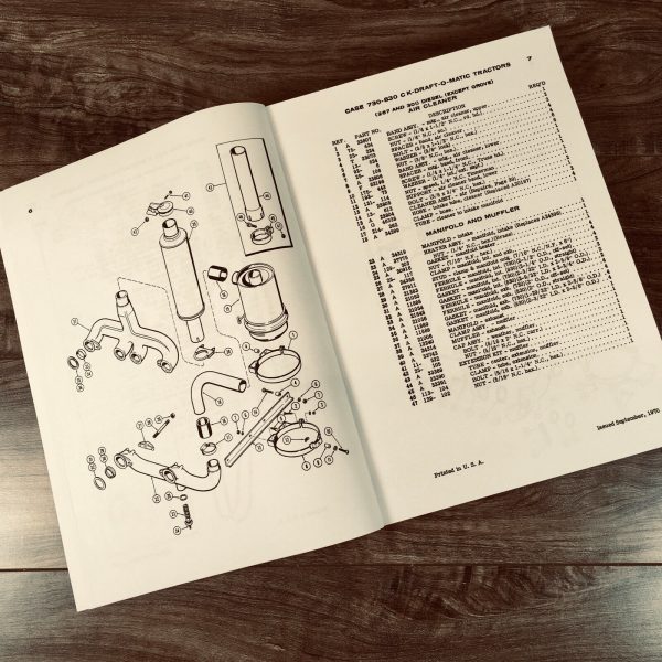 Case 730 830 Draft-O-Matic Tractor Service Parts Manual Repair Shop Book - Image 11