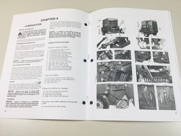 Gehl Rb1450 Baler Owner Operators Manual Maintenance Round Service Book 1450 - Image 5