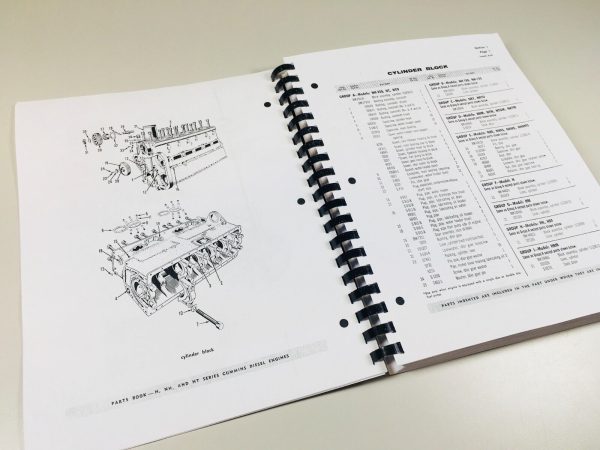 Cummins NH-220 NTO NRT NRTO NHS NHRS Diesel Engines Parts Catalog Manual Book - Image 4