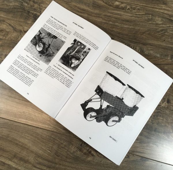International 800 Cyclo Planter Semi Mounted Parts Operators Manual Set Owners - Image 2