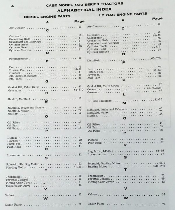 Case 930 931 Comfort King Tractor Service Manual Parts Catalog Set SN 8229001-Up - Image 5