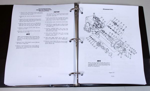 Case 1000D Crawler Tractor Service Technical Manual Repair Shop In Binder - Image 7