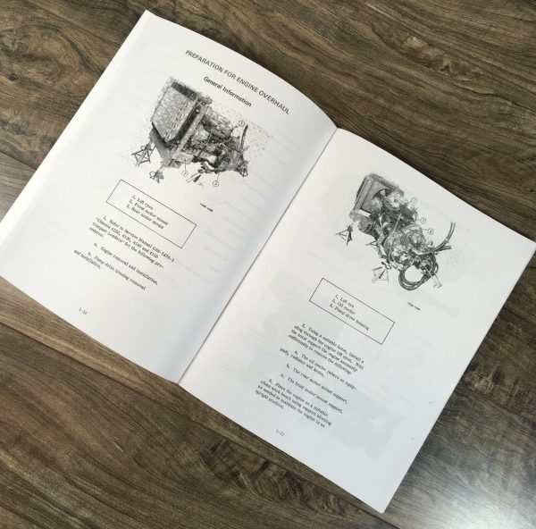 International 4120 4130 Skid Steer Load Isuzu Engine Service Repair Shop Manual - Image 3