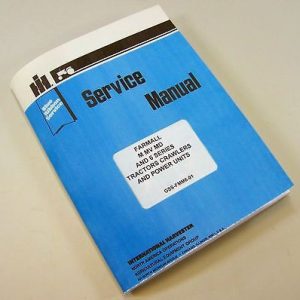 International Farmall Super MD Super MD-TA Super MDV Tractor Service Manual