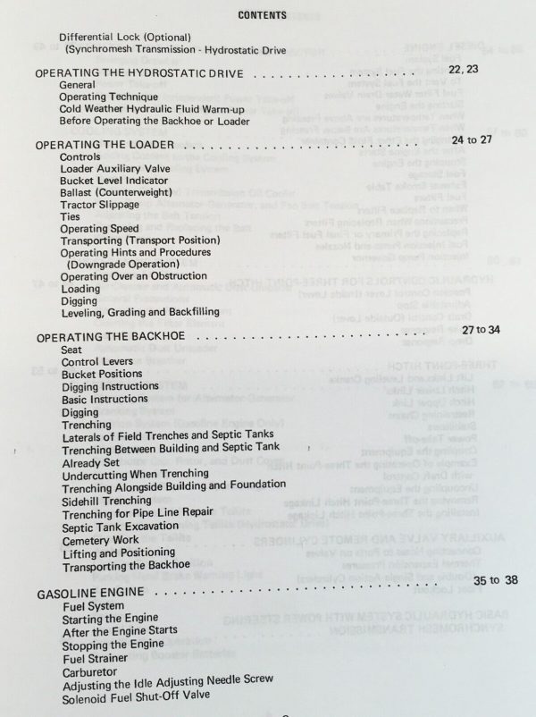 International 2400B 2405B 2410B 2412B Gas Tractor Service Part Manual Set C175 - Image 6