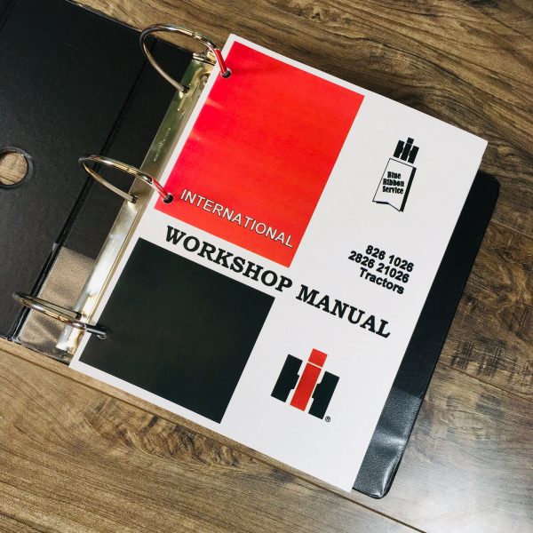 International 826 1026 21026 2826 Tractor Service Manual Repair Shop Overhaul Ih - Image 2