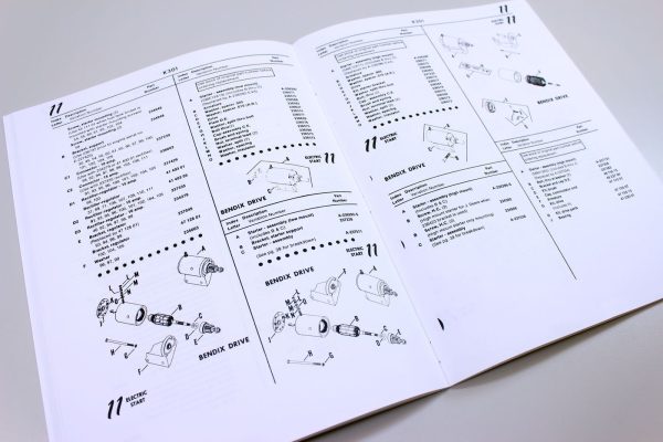 Kohler K301 12Hp Engine Generator Parts Catalog Manual Exploded Views Numbers - Image 5