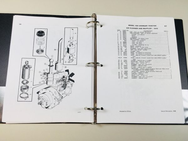 Case 26 26B 26S Backhoe 450 Crawler 188 Diesel Engine Service Parts Manual Set - Image 11