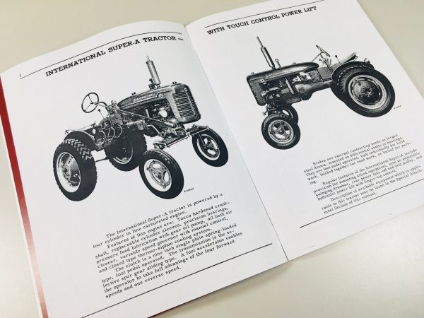 International Super A Tractor Operators Manual Parts Catalog Assembly - Image 4