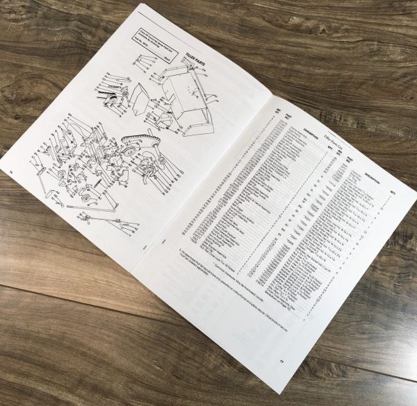 New Holland 26" Rotary Tiller Attachment 63672 GIL33895B Operators Parts Manual - Image 5