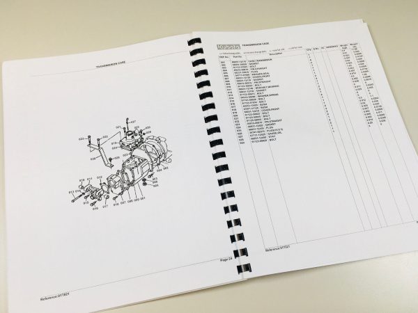 Kubota G4200 Tractor Operators Owners Manual Parts Catalog Assembly Schematic - Image 5