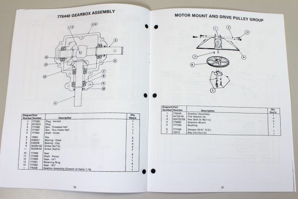 Long 1760 1761 1762 Rotary Mower Cutter Operators Parts Manual List 48" 60" 72" - Image 7