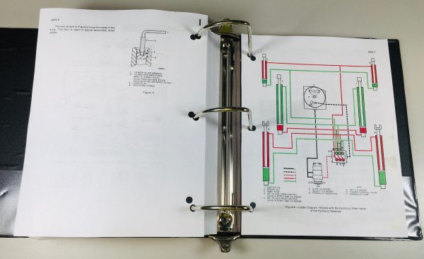 Lot Case W20B Wheel Loader Service Parts Manuals Catalog Repair Shop Binder - Image 9