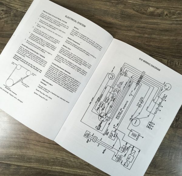 Mustang 910 911 Skidsteer Loader Operators Manual Owners Book Maintenance - Image 5