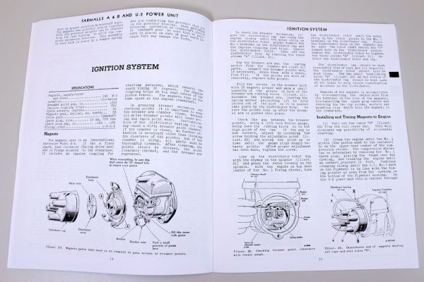 Farmall International C Tractor Service Parts Operators Manual Set Repair Shop - Image 7