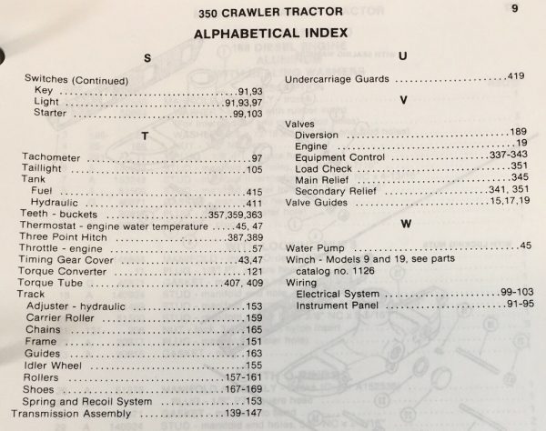 Case 350 Crawler Service Manual Parts Catalog Operators Repair Shop Dozer Loader - Image 5