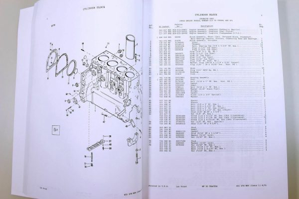 Massey Ferguson 30 Mf30 Tractor Loader Backhoe Parts Operators Manuals Owners - Image 5