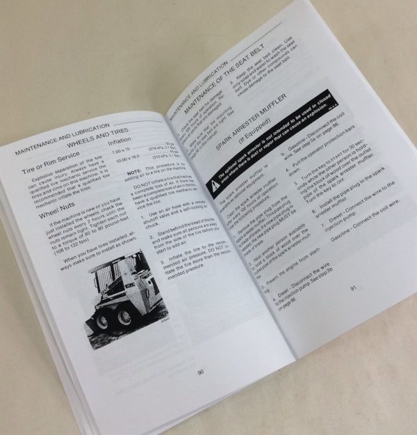 Case 1835C Uni-Loader Skid Steer Operators Owners Manual Operation Controls - Image 9