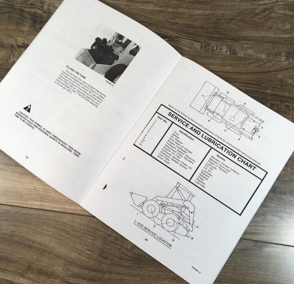 New Holland L425 L-425 Skidsteer Loader Parts Catalog Operators Manual Set NH - Image 5