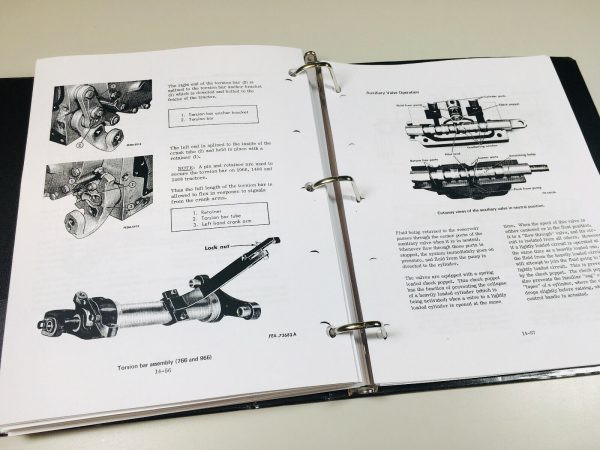 International 766 966 1066 1466 1468 Hydro 100 Tractor Service Manual Shop Book - Image 10