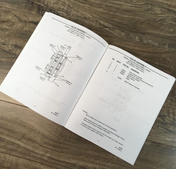 Bradco 609 & 611 Power Backhoes Parts Manual Catalog Book Assembly Schematics - Image 5