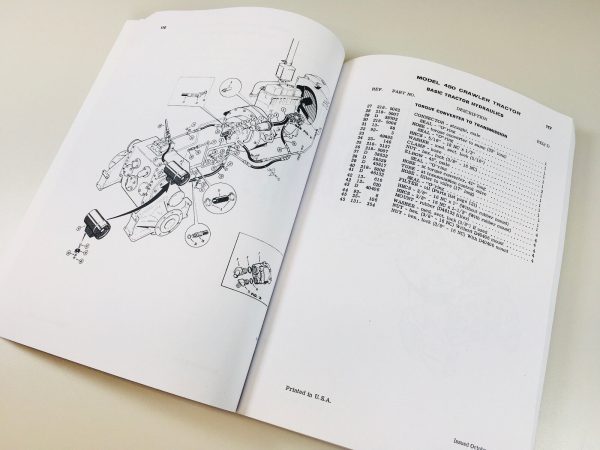 Case 450 Crawler Dozer W/207 Engine Parts Manual Catalog Assembly Bulldozer - Image 5