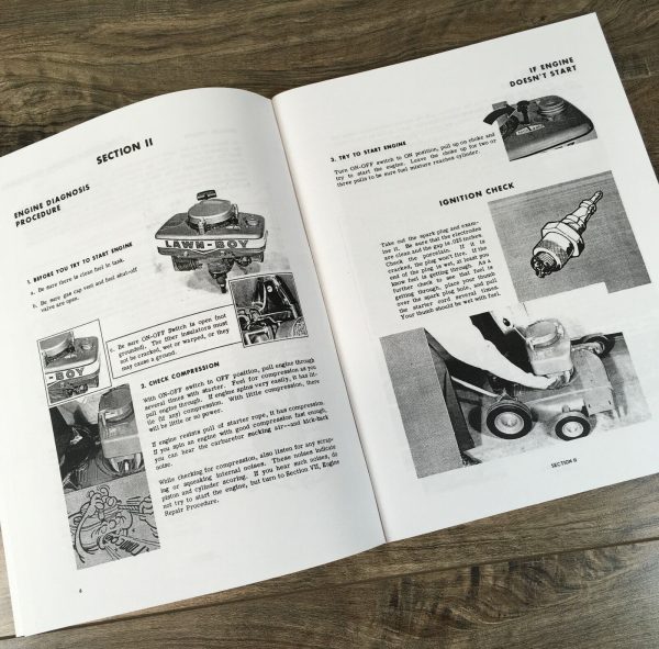 Lawn Boy Machanics Handybook For Lawn Equipment Manual Repair Shop Technical - Image 5