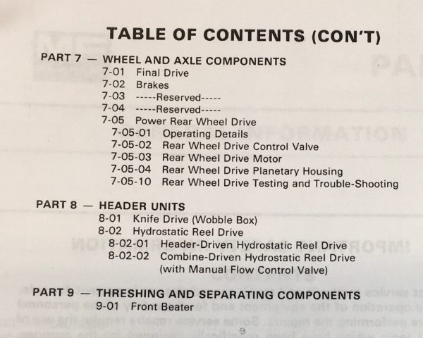 Massey Ferguson 850 860 Combines Service Manual Repair Shop Technical Workshop - Image 4