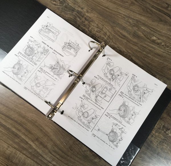 Case W26B Wheel Loader Service Manual Parts Catalog Operators Owners Repair Set - Image 6