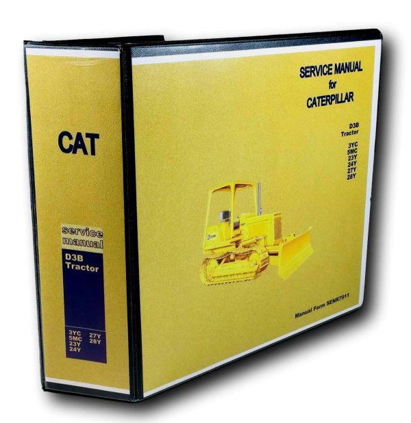 Cat Caterpillar D3B 24Y 27Y 28Y Crawler Tractor Dozer Service Repair Shop Manual - Image 2