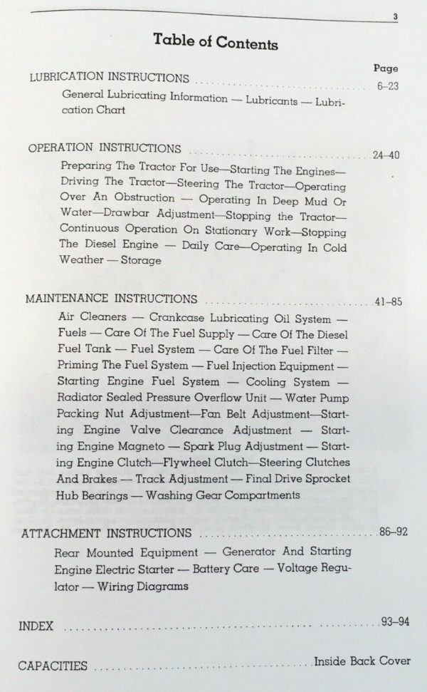 Caterpillar D7 Crawler Tractor Parts Operators Manual Set Book S/N 3T1-3T19999 - Image 3