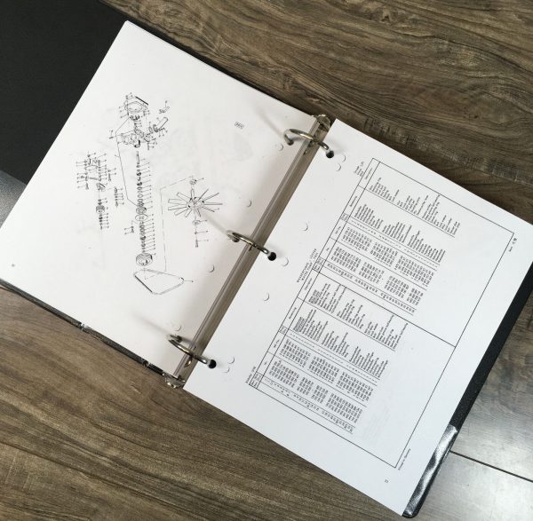 Massey Ferguson 700D Crawler Loader Parts Manual Catalog Book Assembly Schematic - Image 4