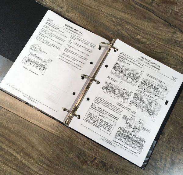 International 1480 Combine Service Manual Set Repair Shop Technical Book DT466C - Image 7