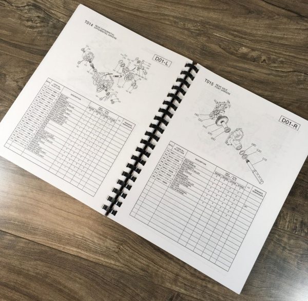 Kubota B6200 B7200 Tractor Parts Manual Catalog Book Assembly Schematics - Image 7