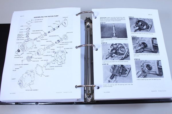 Case 2094 Tractor Service Manual Parts Catalog Shop Book Overhaul Set - Image 12