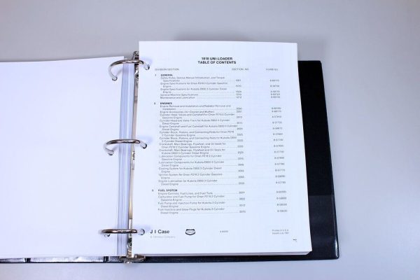 Case 1818 Uni-Loader Skid Steer Service Technical Manual Repair Shop In Binder - Image 3