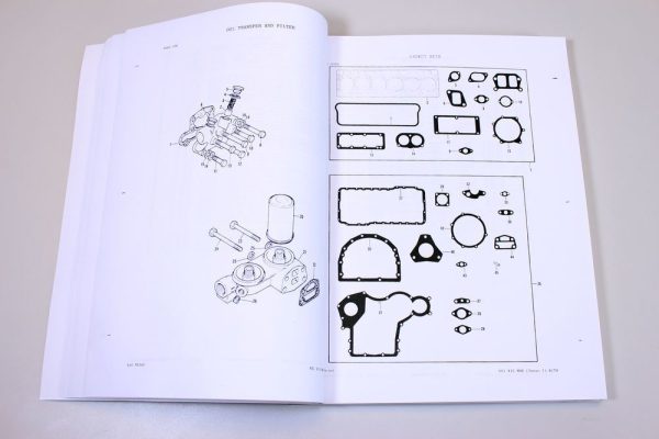 Massey Ferguson Mf 2705 Tractor Parts Catalog Manual Book Exploded View Assembly - Image 4