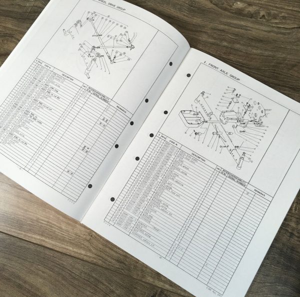 Kubota L285 Tractor Parts Manual Catalog Book Assembly Schematics Exploded Views - Image 7