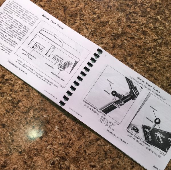 Clark C500 S80 80 S90 S100 Forklift Operators Instruction Manual Owners Book - Image 4