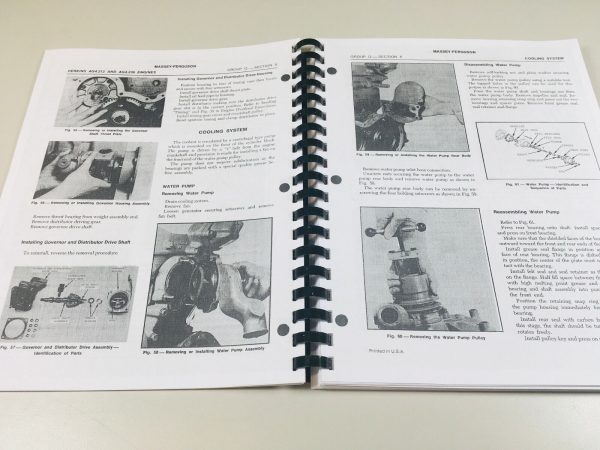 Massey Ferguson Mf 175 Tractor Service Repair Manual Parts Catalog Workshop Set - Image 5