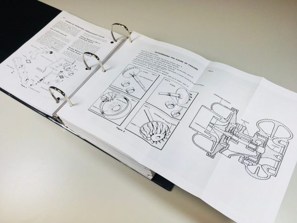 Case 1270 Tractor Service Parts Operators Manual Shop Set - Image 9