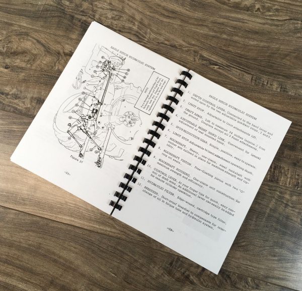 Case 320 Wheel Tractor Parts Catalog Operators Manual Owners Set - Image 10