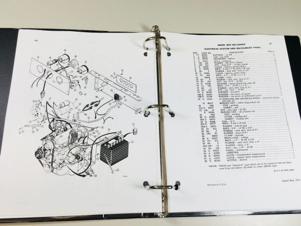 Case 1830 Uni Loader Skid Steer Service Parts Operators Manual Master Shop Set - Image 12