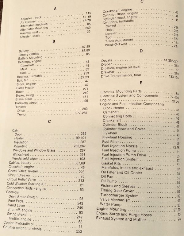 Case 1280 Excavator Parts Catalog Operators Manual Owners Assembly Book Set - Image 3