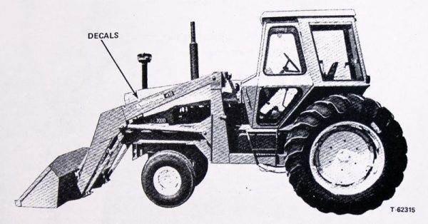 Allis Chalmers Model 470 Farm Loader Operators Owners Manual 7000- 7080 Tractors - Image 7