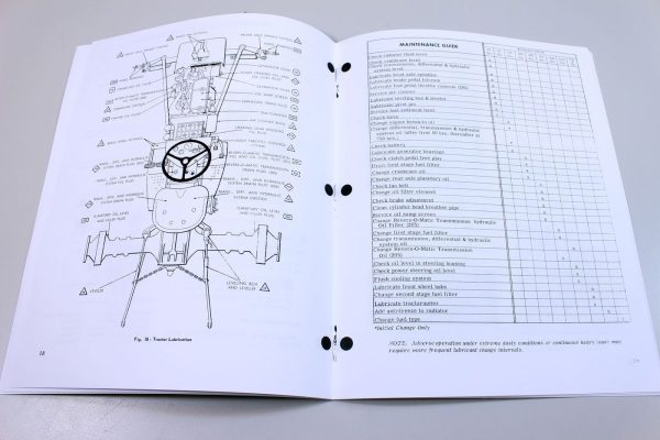 Massey Ferguson Mf 203 205 Tractor Owners Operators Manual Book Maintenance - Image 6