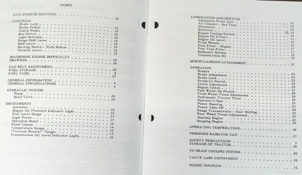 Allis Chalmers Model D-21 Tractor Operators Manual Book Owners - Image 2