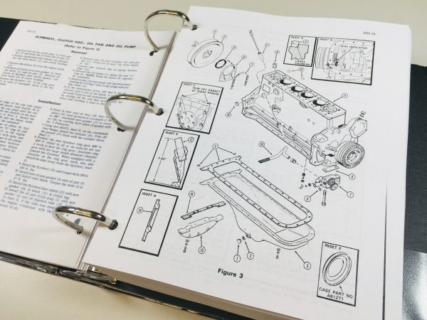 Case 2470 Tractor Service Manual Parts Catalog Shop Repair Book Overhaul Set - Image 10