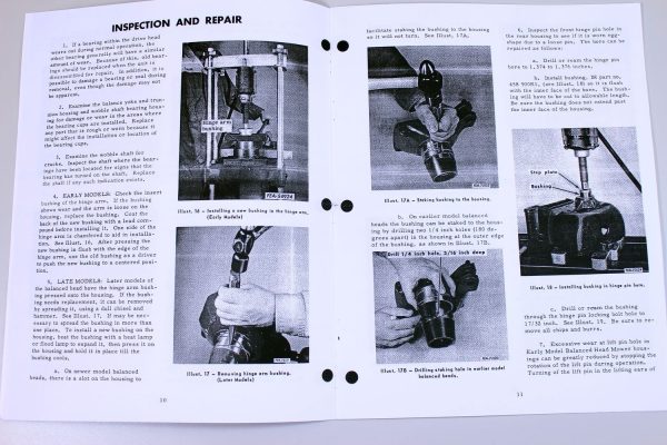 International 100 Balanced Head Mower Drive Unit Service Repair Shop Manual Ih - Image 5